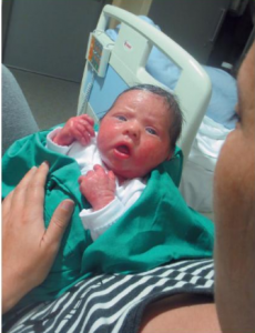 Mi pequeña bebé colodión por Manuela Izquierdo
